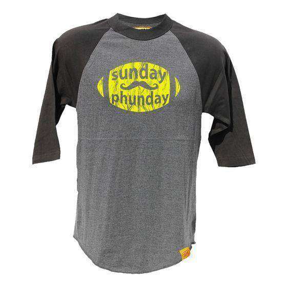 Team Phun Sunday phunday raglan tee long sleeve tee shirt Sunday Phunday Grey M