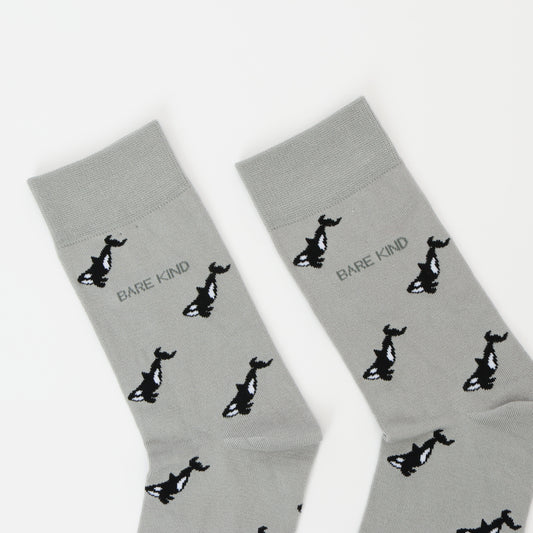 Save the Orca Small Motif Socks Socks Bare Kind