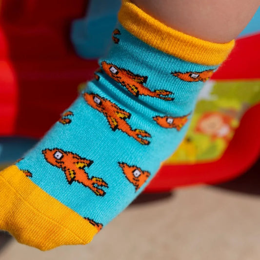Children's Guppy Fish Bamboo Socks Socks Swole Panda