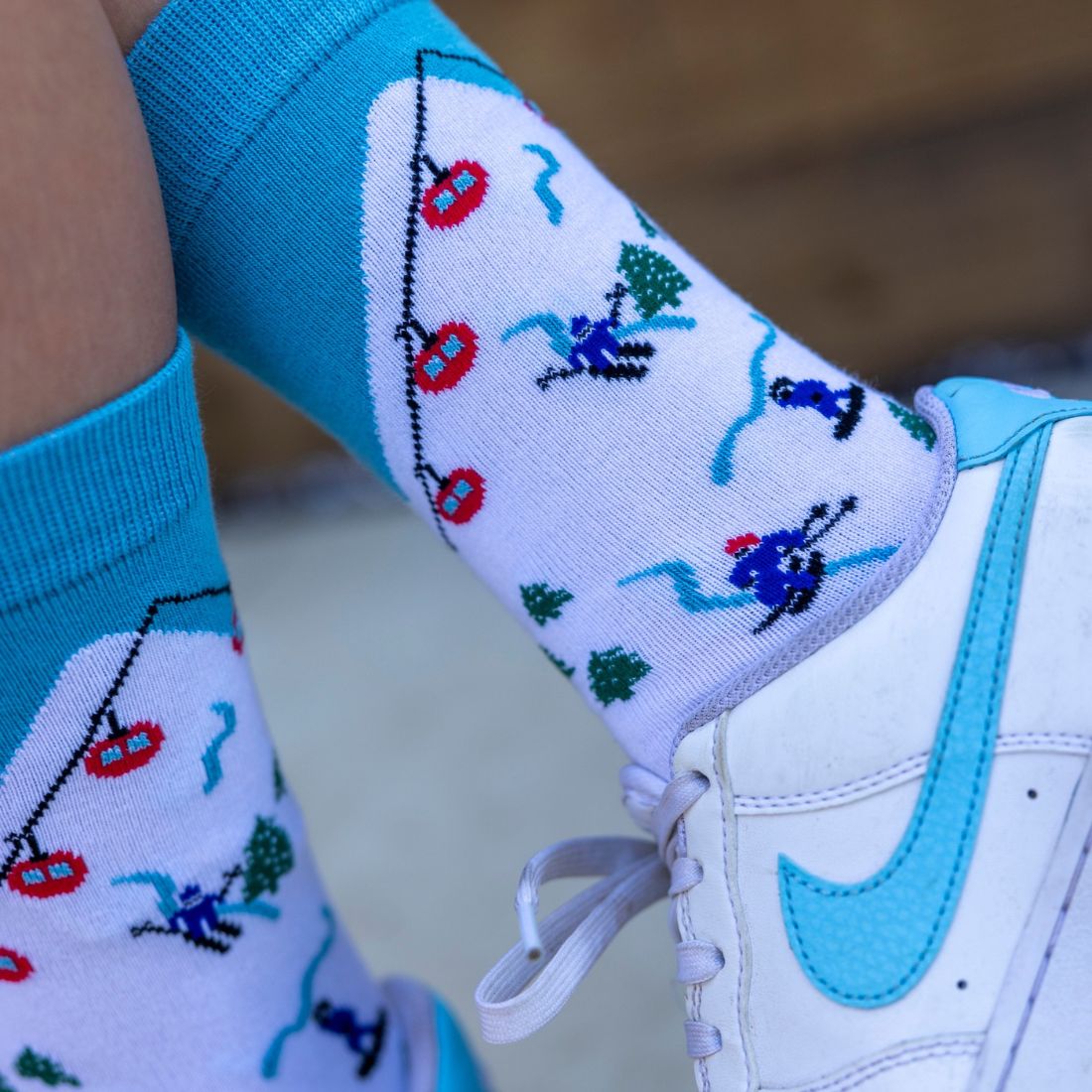Ski Slope Bamboo Socks Socks Swole Panda