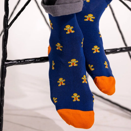 Gingerbread Men Bamboo Socks Socks Swole Panda