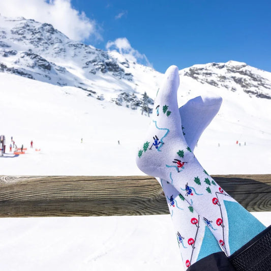 Ski Slope Bamboo Socks Socks Swole Panda