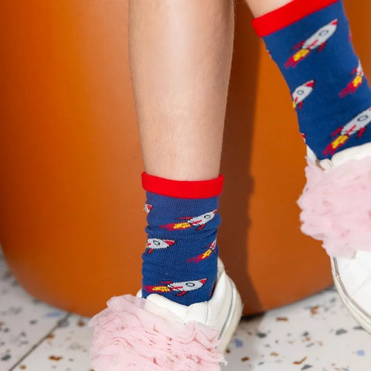 Children's Rocket Bamboo Socks Socks Swole Panda