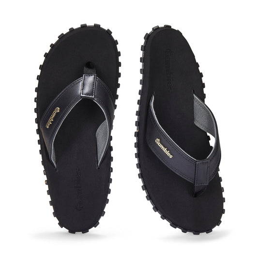 Vegovert Flip-Flops - Women's - Black Vegovert Flip-Flops Gumbies