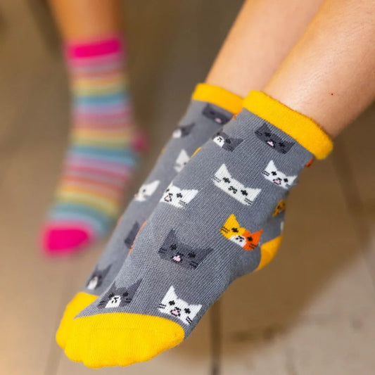 Children's Cat Bamboo Socks Socks Swole Panda