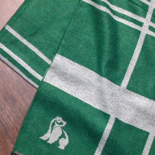 Green Check Bamboo Scarf Scarves Swole Panda