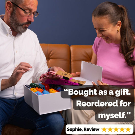 Build Your Own Bamboo Sock Gift Box – 3 Pairs Sock Gift Box Swole Panda