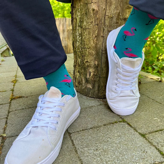 Flamingo Bamboo Socks Socks Swole Panda