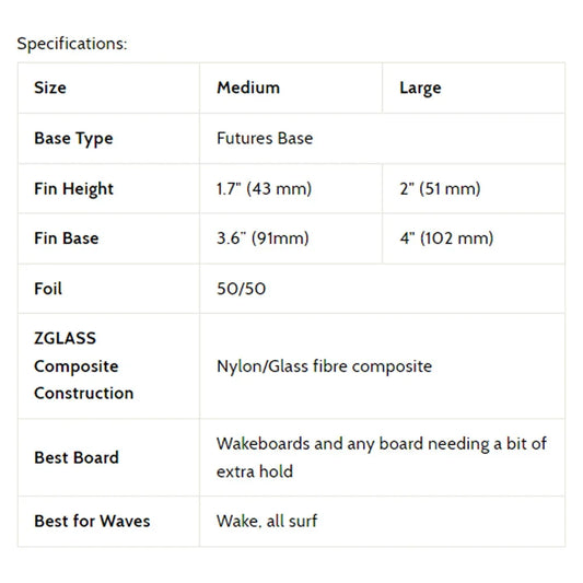 3D Fins - Dimpster - Large - B&W Tech (Futures) Surfboard Fins 3D Fins