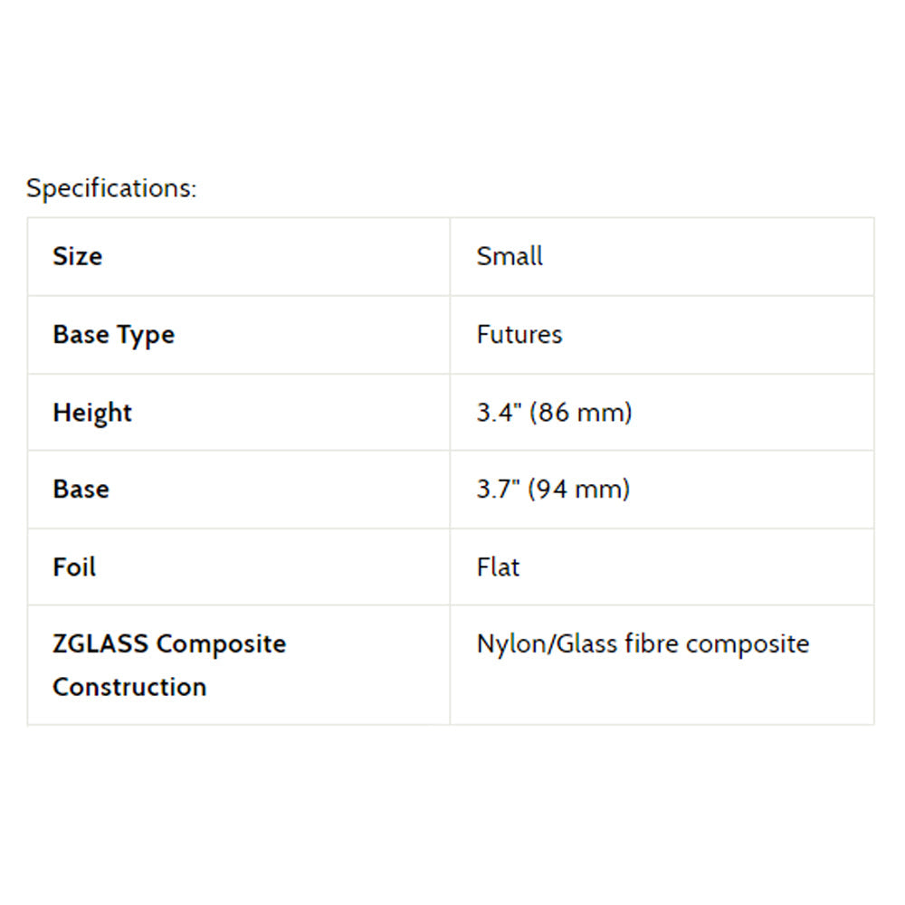 3D Fins - Flyer Side Bites - Small - Island Style (Futures) Surfboard Fins 3D Fins