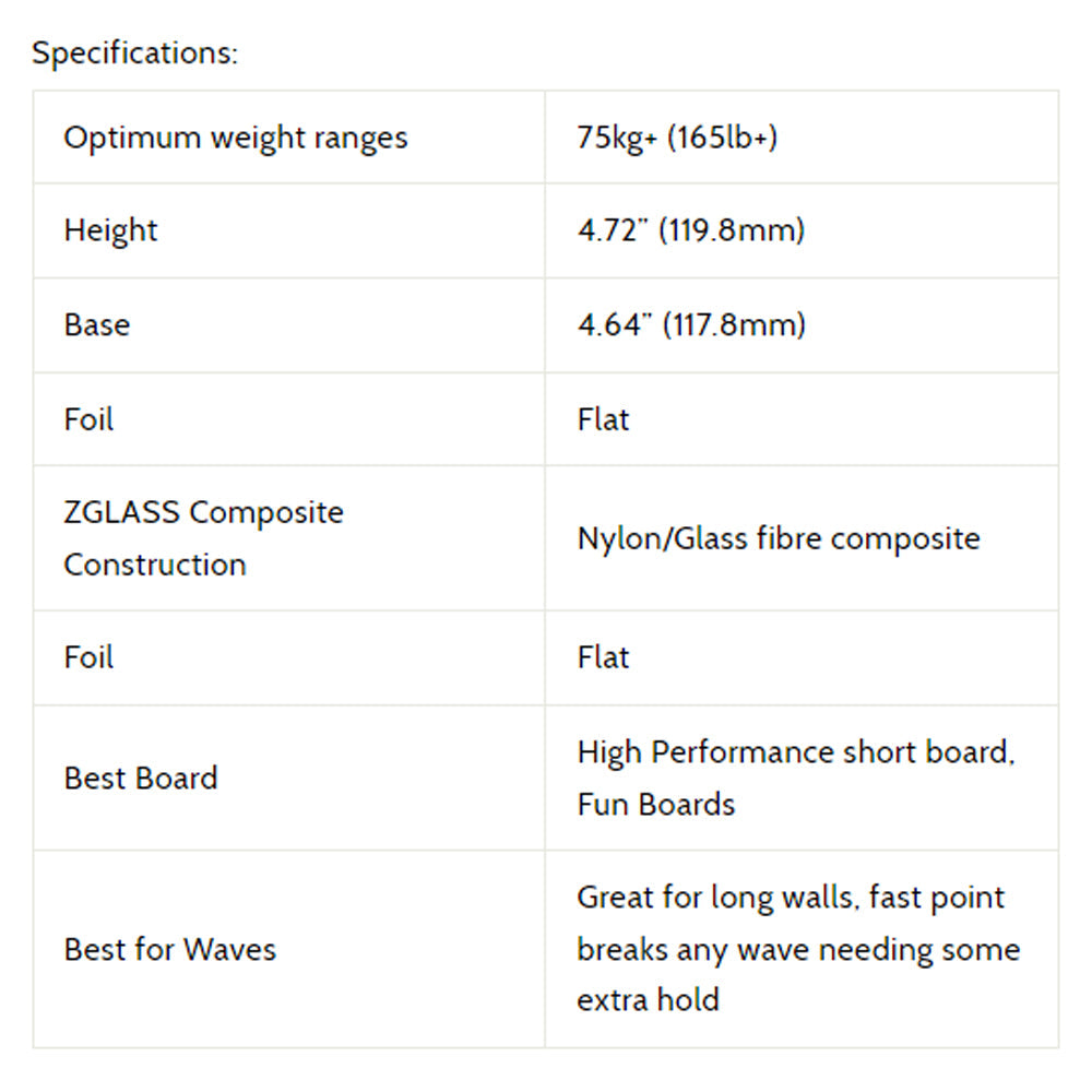 3D Fins - All Rounder Thruster - Large - Zombie Zone (FCS1/Futures) Surfboard Fins 3D Fins