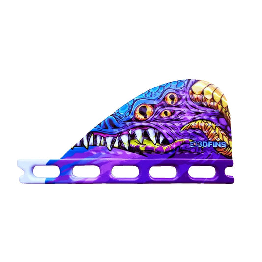 3D Fins - Dimpster - Medium - Piranha (FCS1/Futures) Surfboard Fins 3D Fins Futures