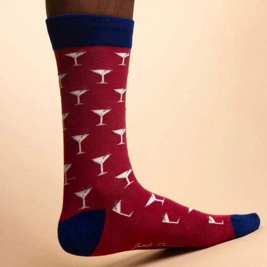 Martini Bamboo Socks Socks Swole Panda