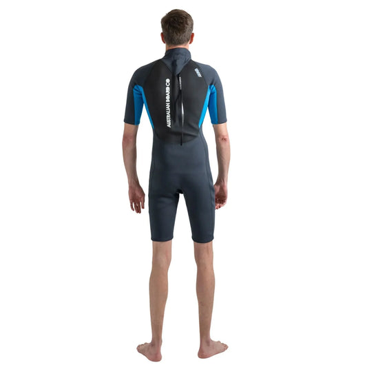 Mens 3/2mm Summer Wetsuit PULSE Shorty Mens Shorty Wetsuit Circle One Surf