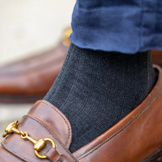 Marl Grey Bamboo Socks Socks Swole Panda