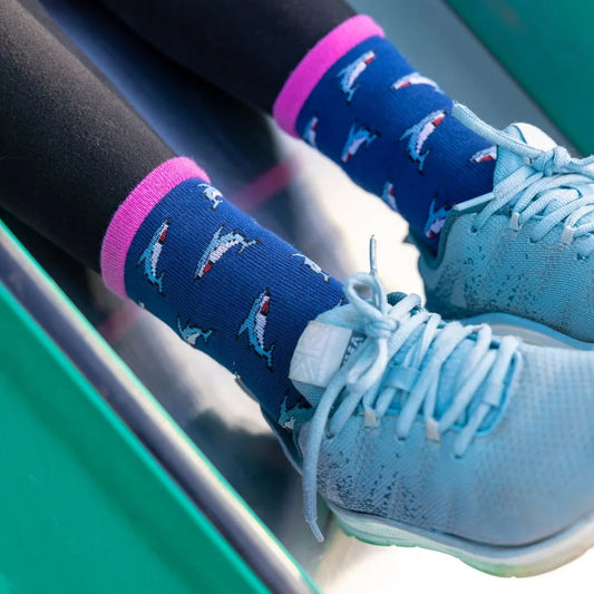 Children's Shark Bamboo Socks Socks Swole Panda