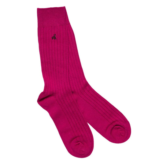 Elephant & Flamingo Bamboo Sock Bundle - Four Pairs Sock Gift Box Swole Panda