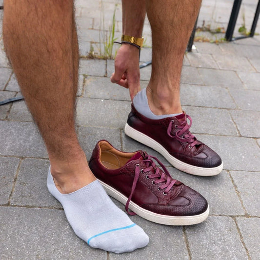 Light Grey "No-Show" Bamboo Socks Socks Swole Panda