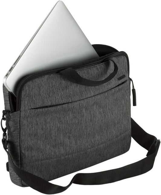 INCASE City Brief 16" Laptop Bag - Heather Black/Gunmetal bag INCASE
