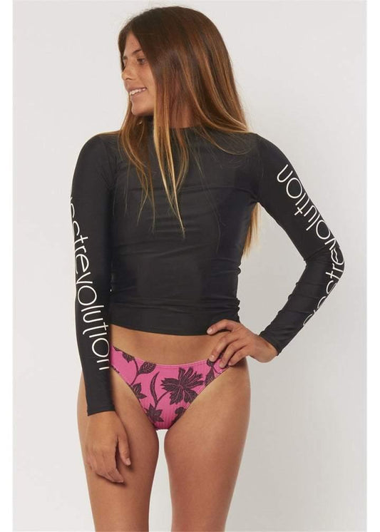 SIsstrevolution Solid Tides Rashguard ladies rash vest Sisstrevolution Black M