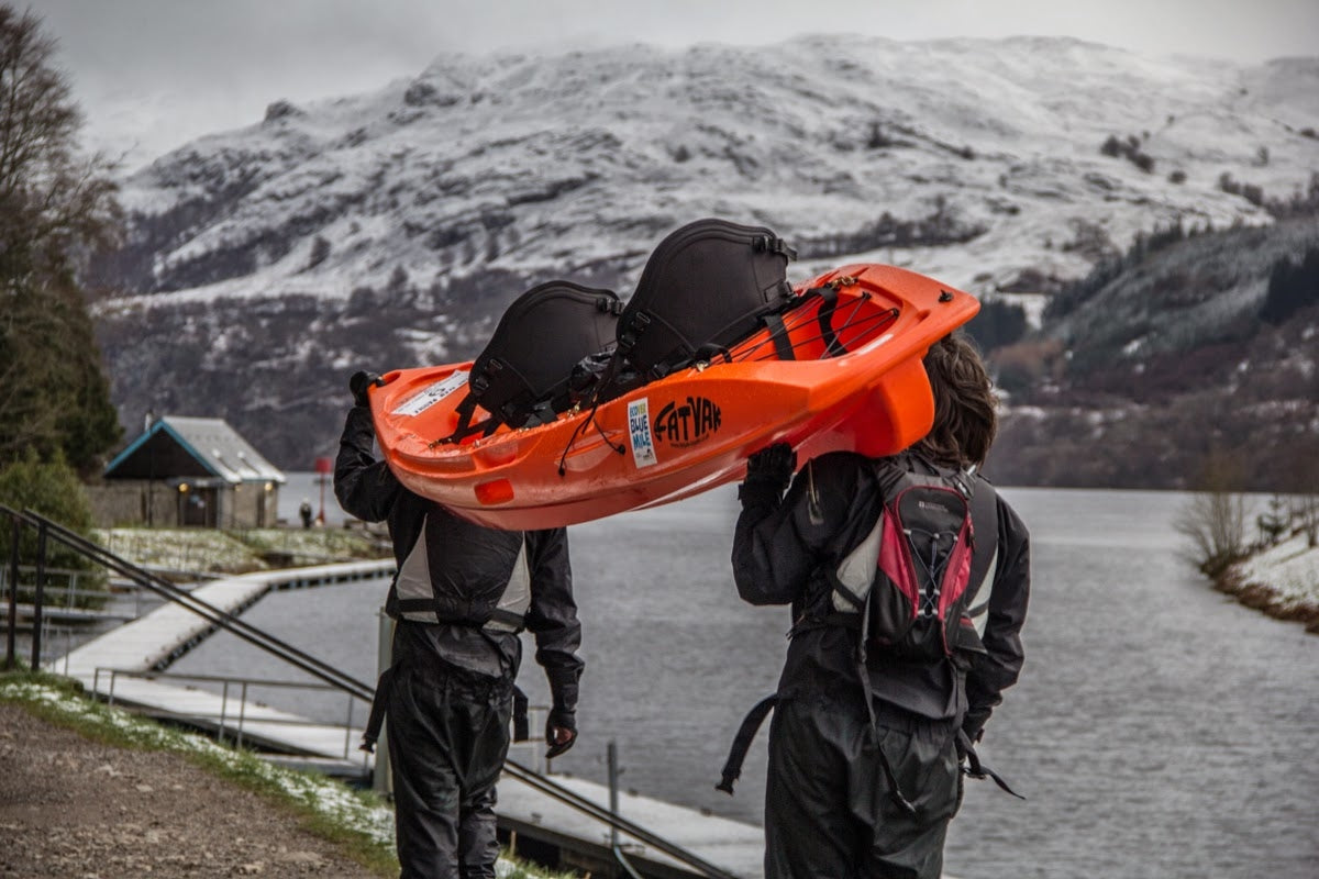 'MAHEE' Double Seater Kayak Orange Package Deal 🟠 Sit-on-Top Kayak | Package Deal Fatyak Kayaks