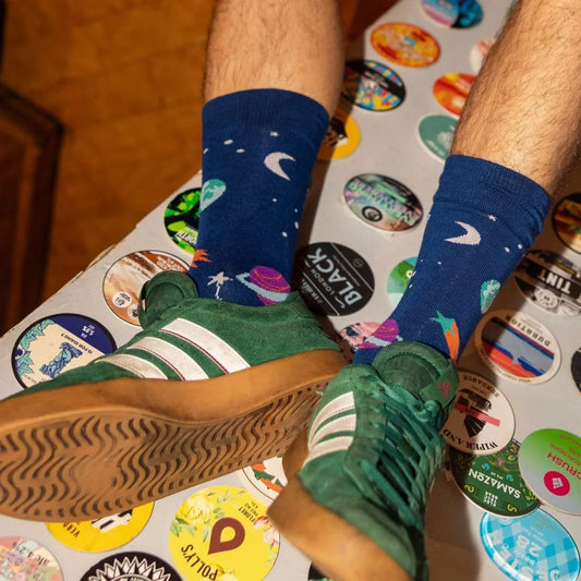 Outer Space Bamboo Socks Socks Swole Panda