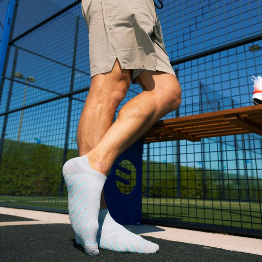 Grey Performance Trainer Socks Socks Swole Panda