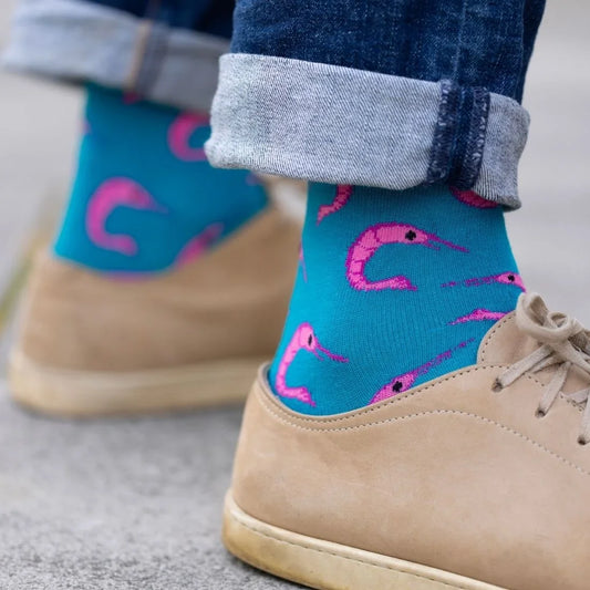 Shrimp Bamboo Socks Socks Swole Panda