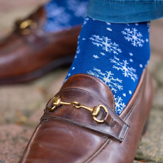 Snowflake Bamboo Socks Socks Swole Panda