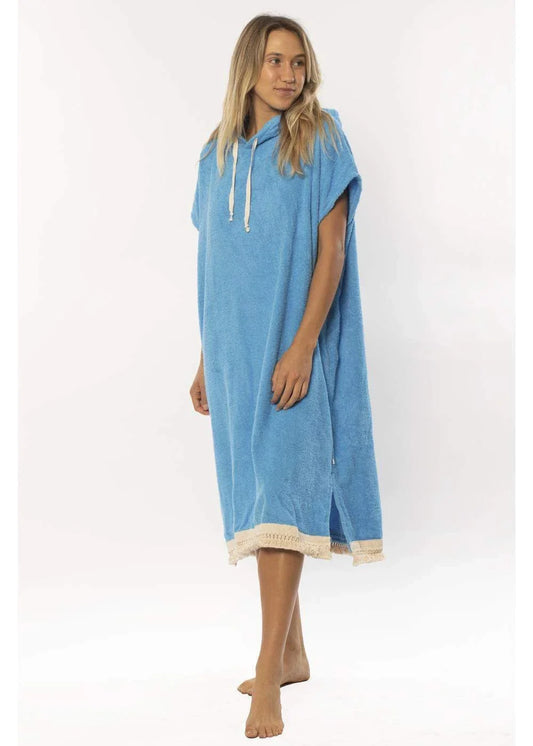 Sisstrevolution Playa Hooded Towel poncho Sisstrevolution Ocean One size