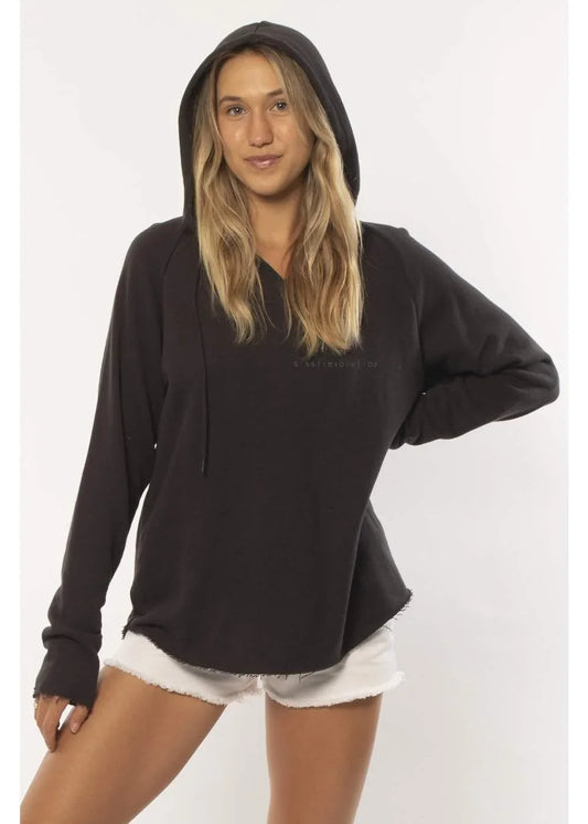 Sisstrevolution Swirl Ls Fleece Hoodie ladies hood Sisstrevolution Charcoal XS