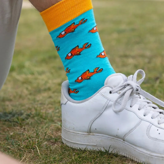 Guppy Fish Bamboo Socks Socks Swole Panda