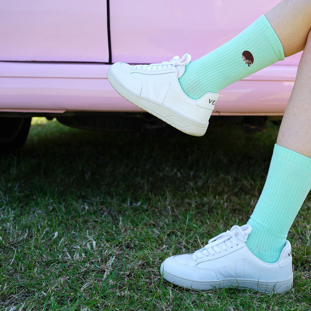 Ribbed Summer Sorbet Collection 3 Pack Ribbed Socks Bare Kind