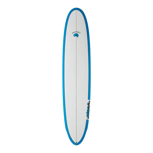 9ft Pulse Round Tail Longboard Surfboard by Australian Board Co (Fins Included) Longboard Circle One Surf Blue