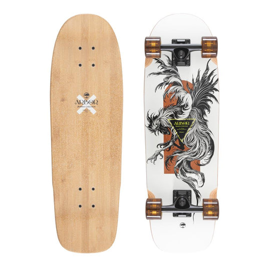 Arbor 28.75" Cruiser Complete Bamboo Pilsner XL K Darmaeva Skateboard Cruiser Arbor