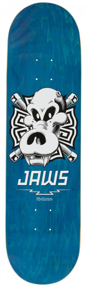 Birdhouse Pro Skateboard Deck 8.25" Jaws Skull Street Birdhouse Skateboards