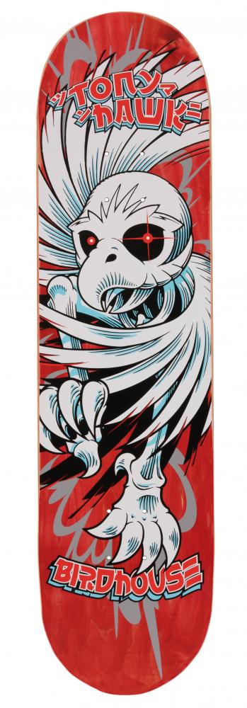 Birdhouse Pro Skateboard Deck 8" Hawk Spiral Street Birdhouse Skateboards