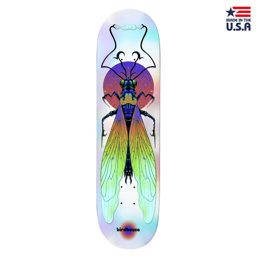 Birdhouse Pro Skateboard Deck 8.38" Jaws Ilham Insects Street Birdhouse Skateboards