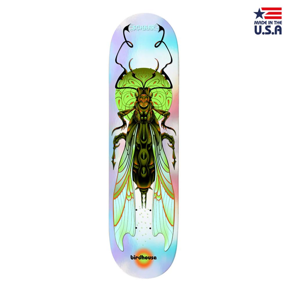 Birdhouse Pro Skateboard Deck 8.25" Schaar Ilham Insects Street Birdhouse Skateboards