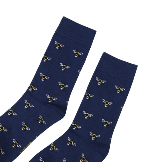 Save the Bee Small Motif Bamboo Socks Socks Bare Kind