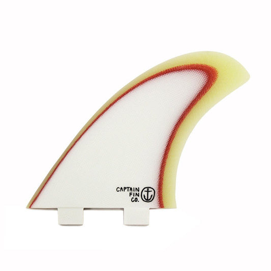 Captain Fin Co - CF Twin Especial + Trailer - Medium - Honey (FCS) Surfboard Fins Captain Fin Co Honey Medium