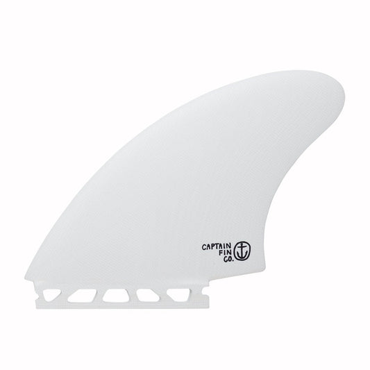 Captain Fin Co - CF Twin Keel - Large - White (Futures)