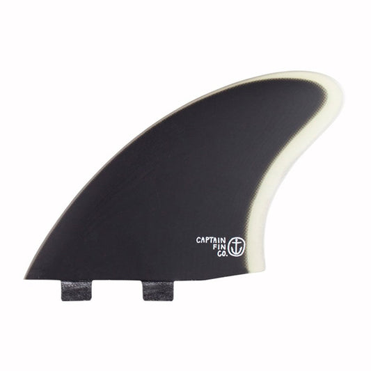 Captain Fin Co - CF Twin Keel - Large - Black (FCS) Surfboard Fins Captain Fin Co