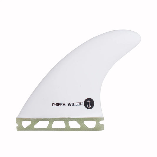 Captain Fin Co - Chippa Wilson New Bones Tri - Small - White (Futures) Surfboard Fins Captain Fin Co White Small