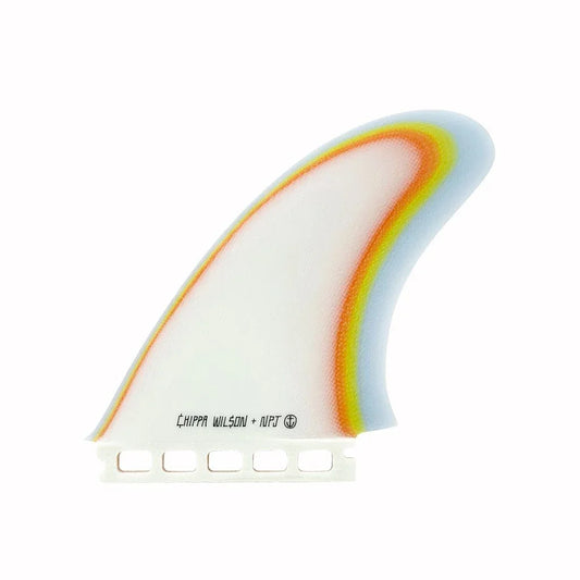 Captain Fin Co - Chippa Wilson + NPJ Twin Especial + Trailer - Large - Orange (Futures) Surfboard Fins Captain Fin Co Orange Large