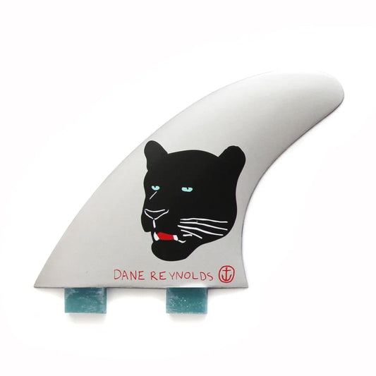 Captain Fin Co - Dane Reynolds Tri - SM/MD/LG - Silver (FCS) Surfboard Fins Captain Fin Co Silver Small
