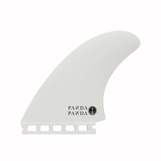 Captain Fin Co - Panda Twin + Trailer - Large - White/Pink (Futures) Surfboard Fins Captain Fin Co White/Pink Large