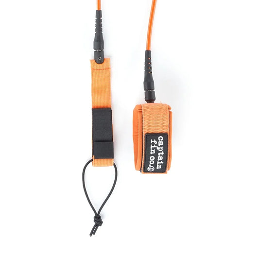 Captain Fin Co - Shred Cord - 5' Comp - Orange Surf Leashes Captain Fin Co