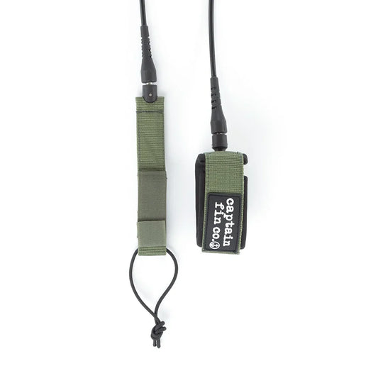 Captain Fin Co - Shred Cord - 6' Comp - Army Surf Leashes Captain Fin Co
