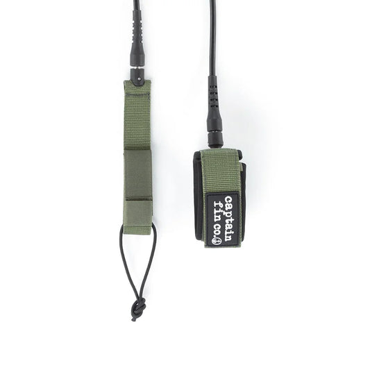 Captain Fin Co - Shred Cord - 8' Standard - Army Surf Leashes Captain Fin Co